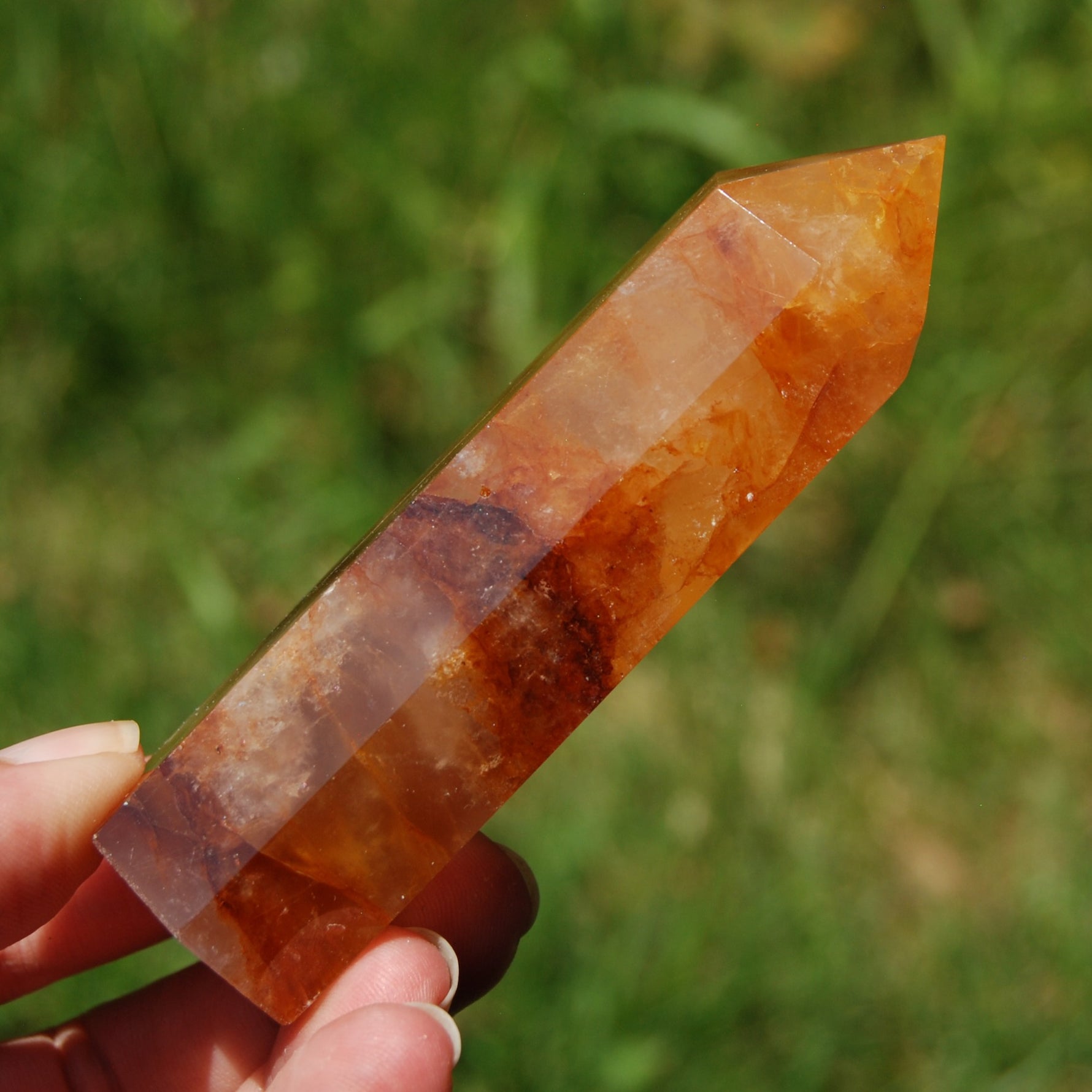 Golden Healer Quartz Crystal Tower