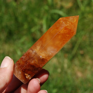 Golden Healer Quartz Crystal Tower