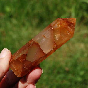 Golden Healer Quartz Crystal Tower