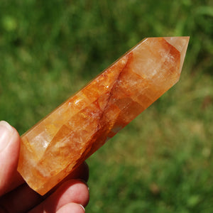 Golden Healer Quartz Crystal Tower