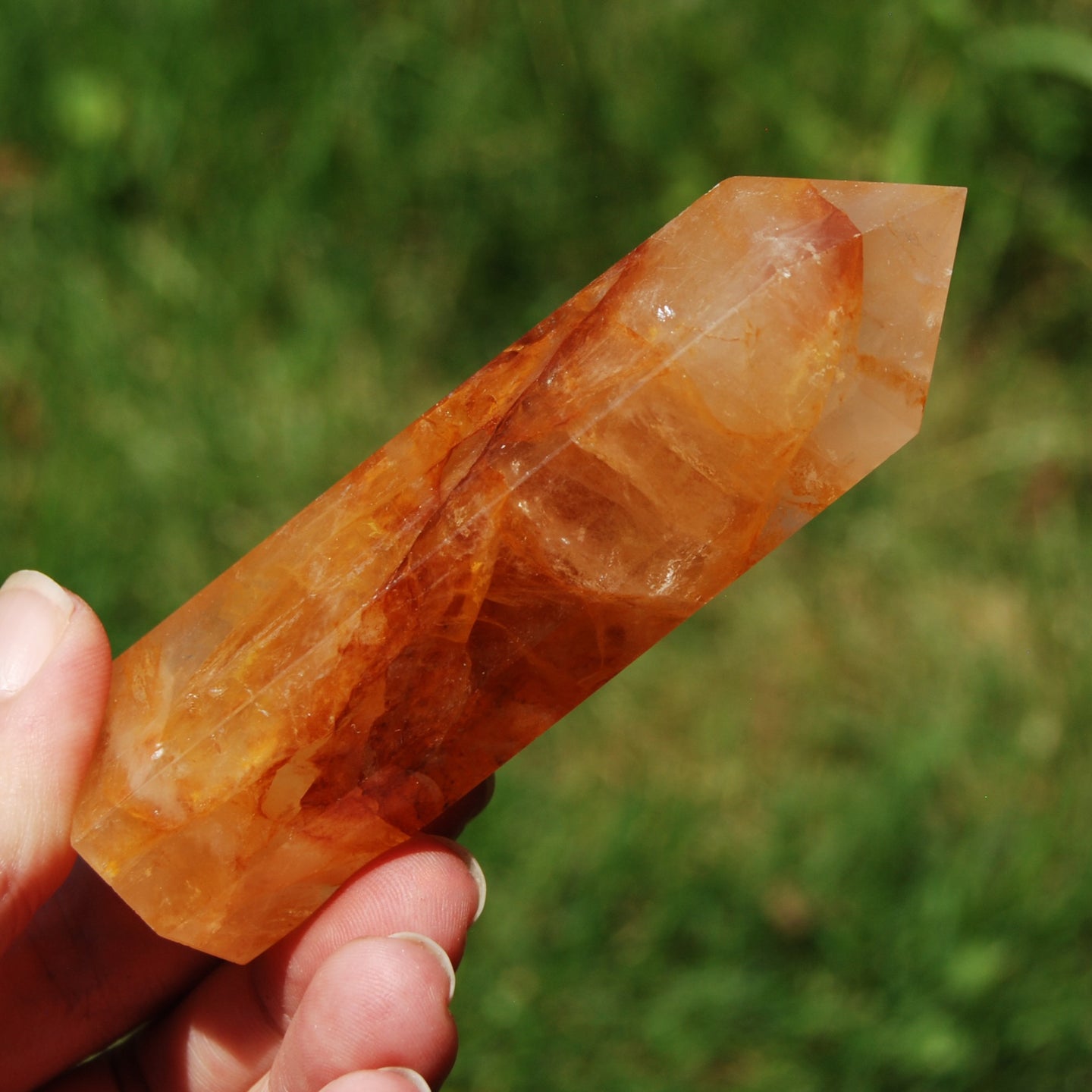 Golden Healer Quartz Crystal Tower