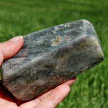 Load image into Gallery viewer, 1.3lb Large Rainbow Spectrolite Labradorite Crystal Freeform Tower
