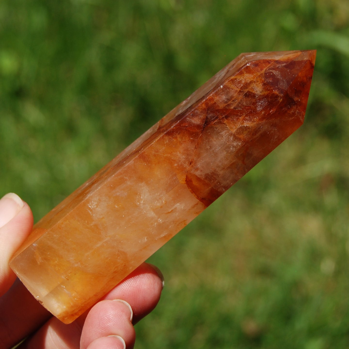 Golden Healer Quartz Crystal Tower