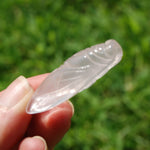 Rose Quartz Crystal Cicada