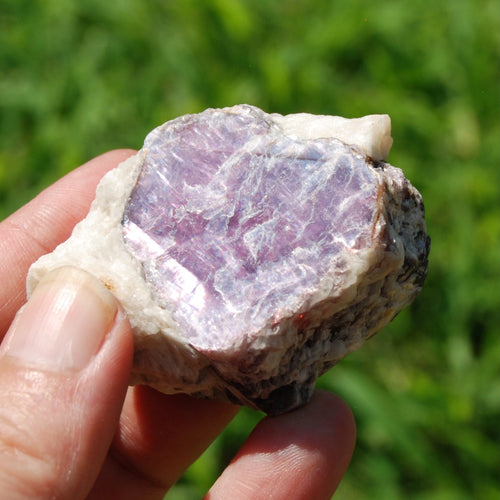 Raw Gem Lepidolite Crystal Cluster, Silver Leaf Lepidolite Mica Trapiche, Brazil