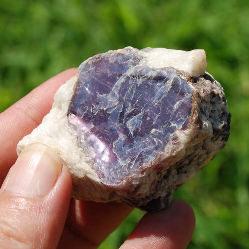 Raw Gem Lepidolite Crystal Cluster, Silver Leaf Lepidolite Mica Trapiche, Brazil