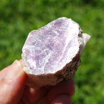 Raw Gem Lepidolite Crystal Cluster, Silver Leaf Lepidolite Mica Trapiche, Brazil