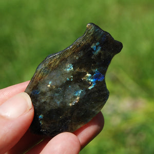 Purple Labradorite Carved Crystal Goldfish