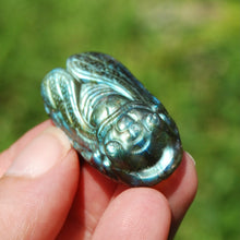 Load image into Gallery viewer, Labradorite Crystal Cicada
