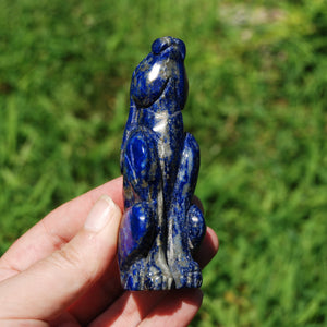 Lapis Lazuli Rabbit Crystal Carving