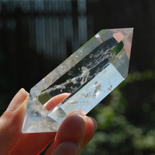 Load image into Gallery viewer, Super Clear Quartz Crystal Polished Point, double terminated
