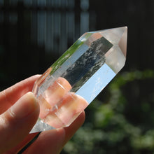 Load image into Gallery viewer, Super Clear Quartz Crystal Polished Point, double terminated
