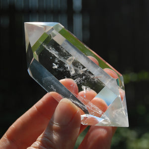 Super Clear Quartz Crystal Polished Point, double terminated