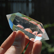 Load image into Gallery viewer, Super Clear Quartz Crystal Polished Point, double terminated
