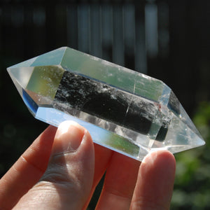 Super Clear Quartz Crystal Polished Point, double terminated