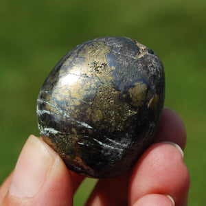 Covellite Crystal Tumbled Stone