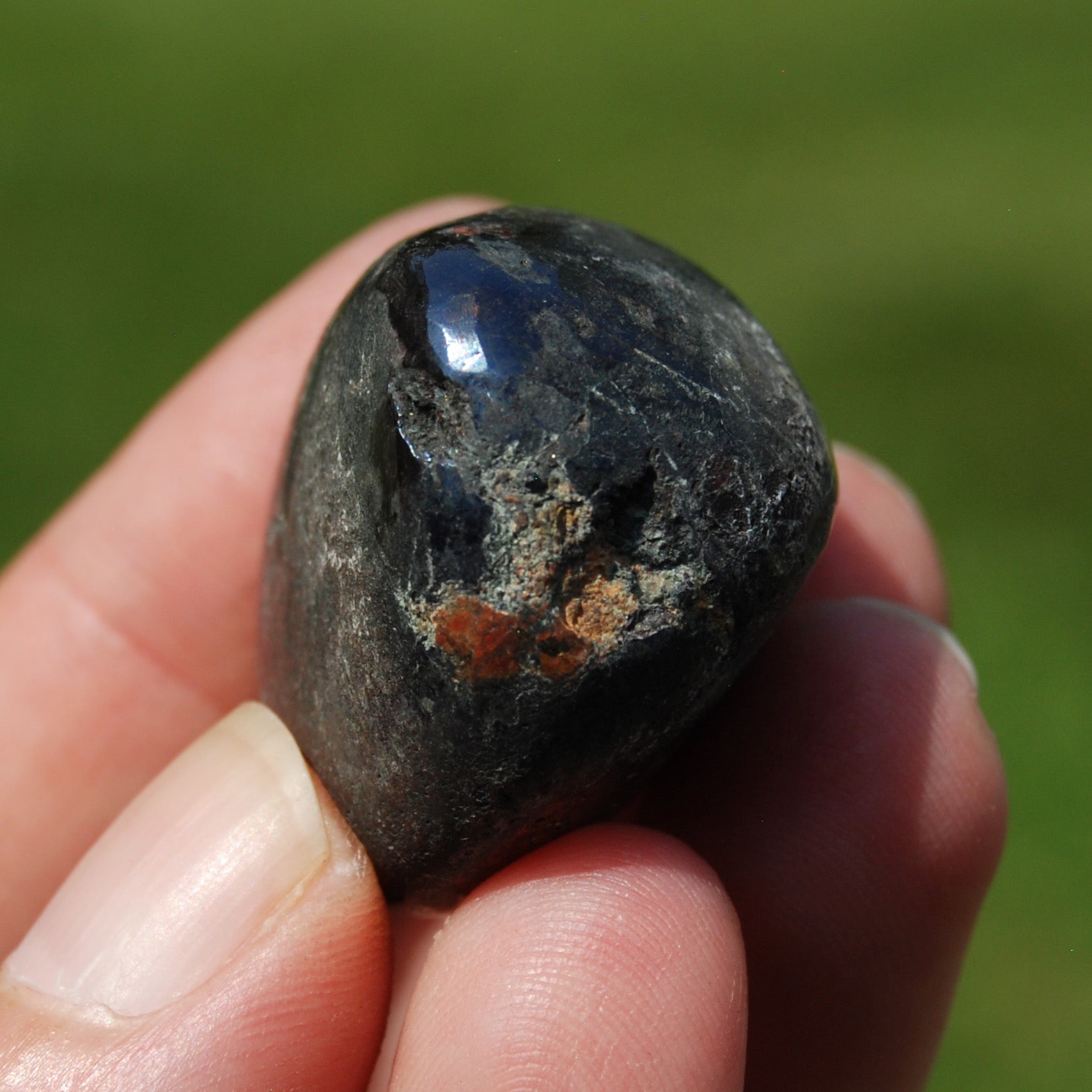 Covellite Crystal Tumbled Stone
