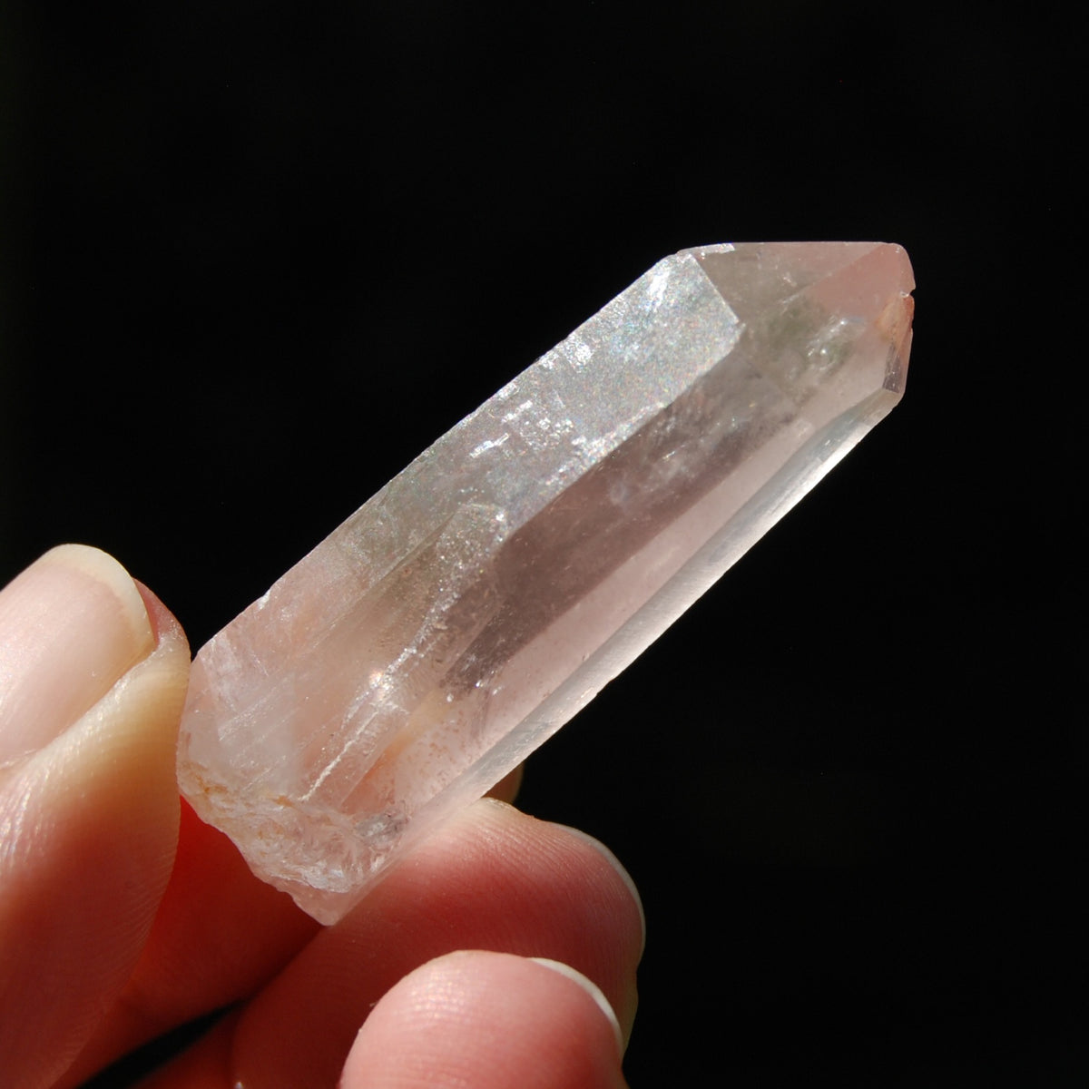 Record Keeper Pink Lithium Lemurian Quartz Crystal Starbrary