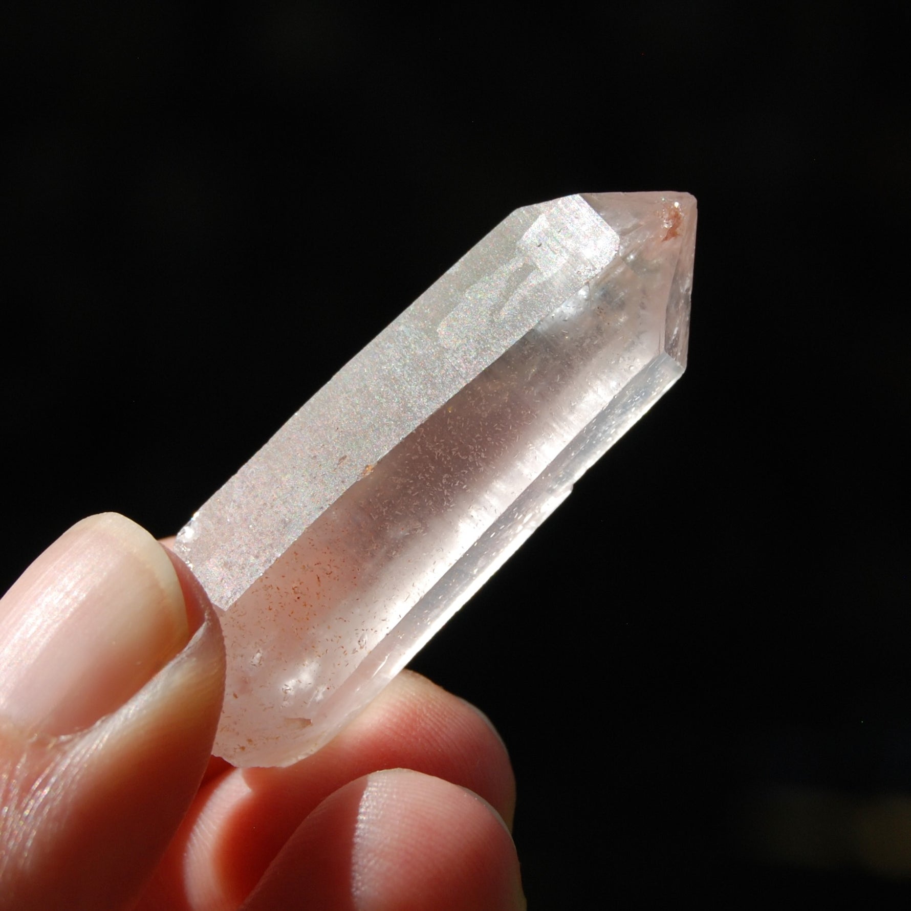 Record Keeper Pink Lithium Lemurian Quartz Crystal Starbrary