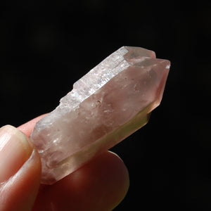 DT ET Tantric Triplet Pink Lithium Lemurian Quartz Crystal Starbrary Cathedral, Brazil