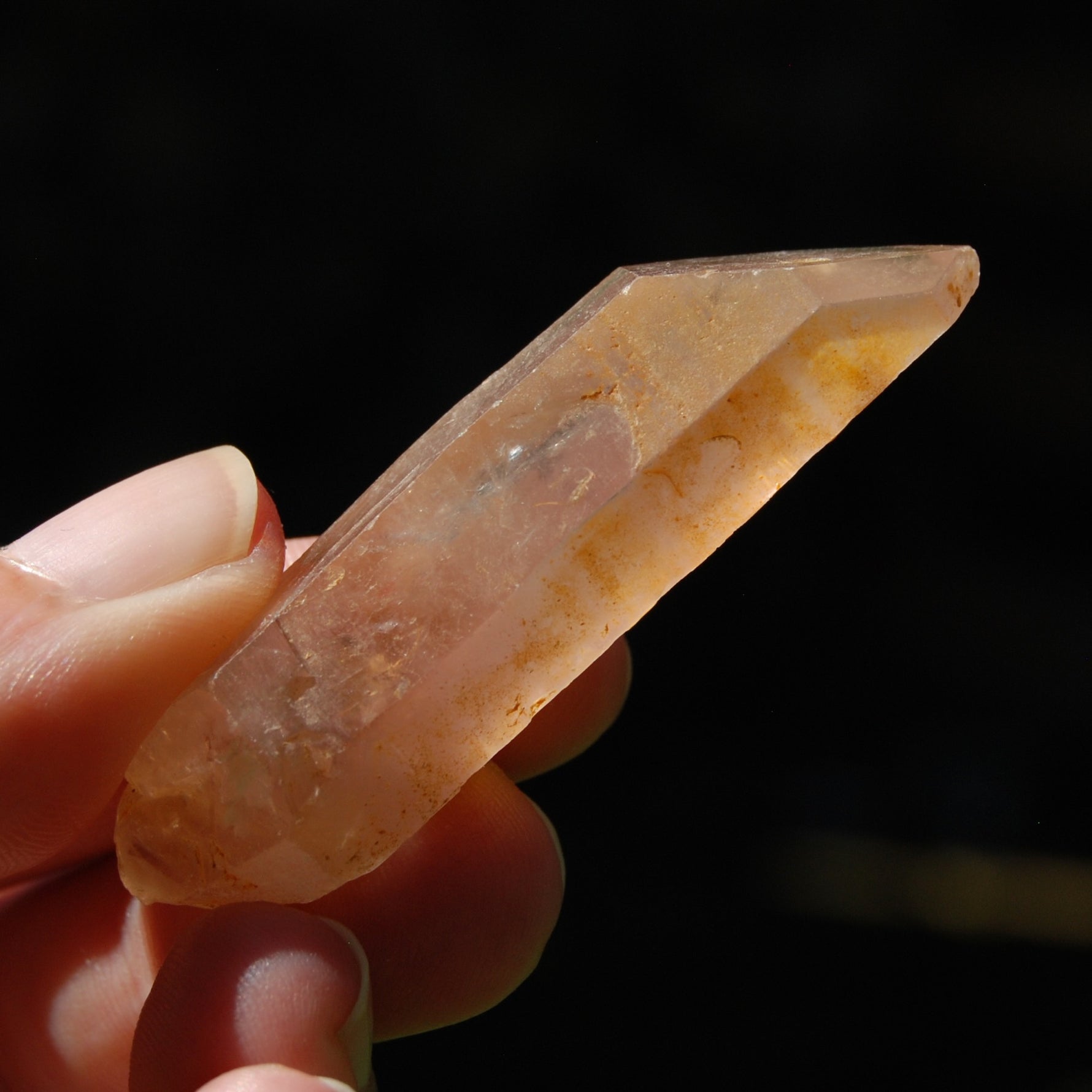 DT Pink Tangerine Lithium Lemurian Quartz Crystal Master Starbrary Channeler