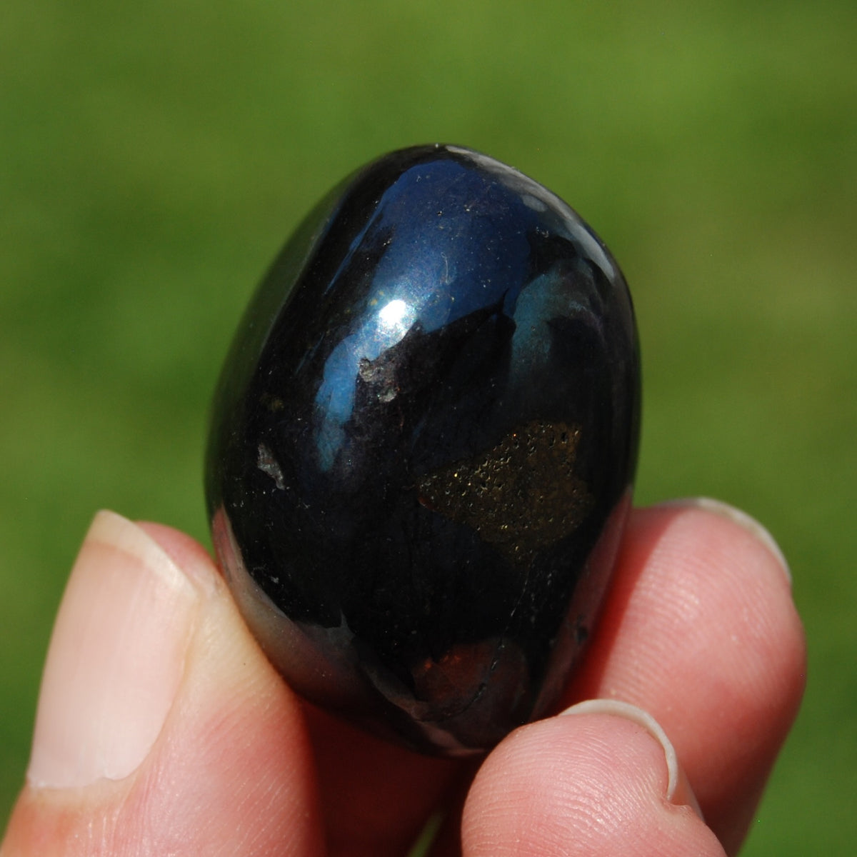 Covellite Crystal Tumbled Stone