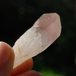Phantom Pyramid Pink Lithium Lemurian Quartz Crystal