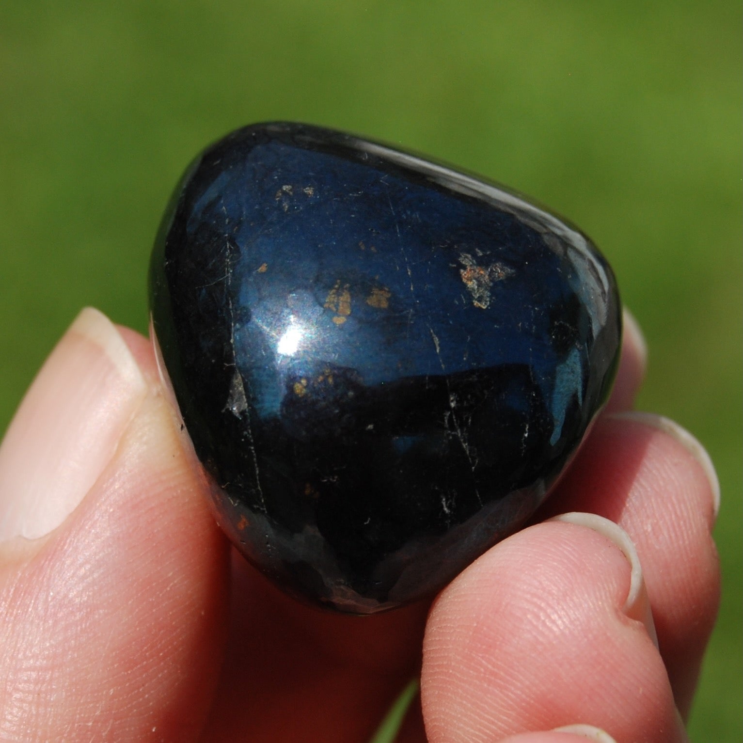 Covellite Crystal Tumbled Stone