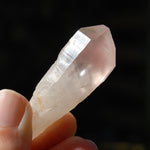 Phantom Pyramid Pink Lithium Lemurian Quartz Crystal