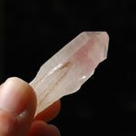 Phantom Pyramid Pink Lithium Lemurian Quartz Crystal
