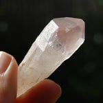 Phantom Pyramid Pink Lithium Lemurian Quartz Crystal