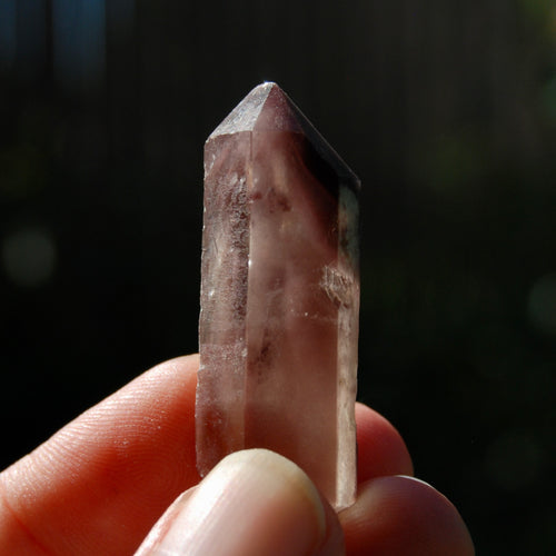 Phantom Pyramid Pink Lithium Lemurian Quartz Crystal Dreamsicle Starbrary