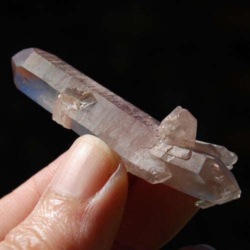 DT ET Earthquake Curved Pink Lithium Lemurian Quartz Crystal Starbrary Cathedral Bridge, Brazil