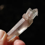 DT ET Earthquake Curved Pink Lithium Lemurian Quartz Crystal Starbrary Cathedral Bridge, Brazil