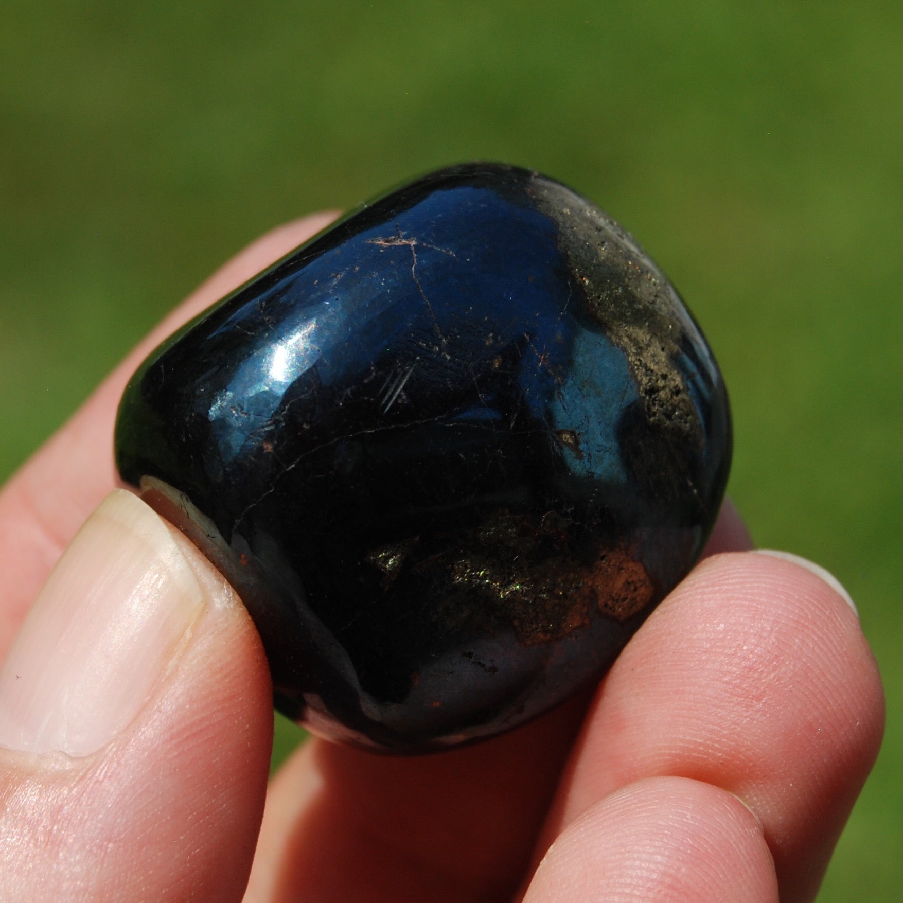 Covellite Crystal Tumbled Stone