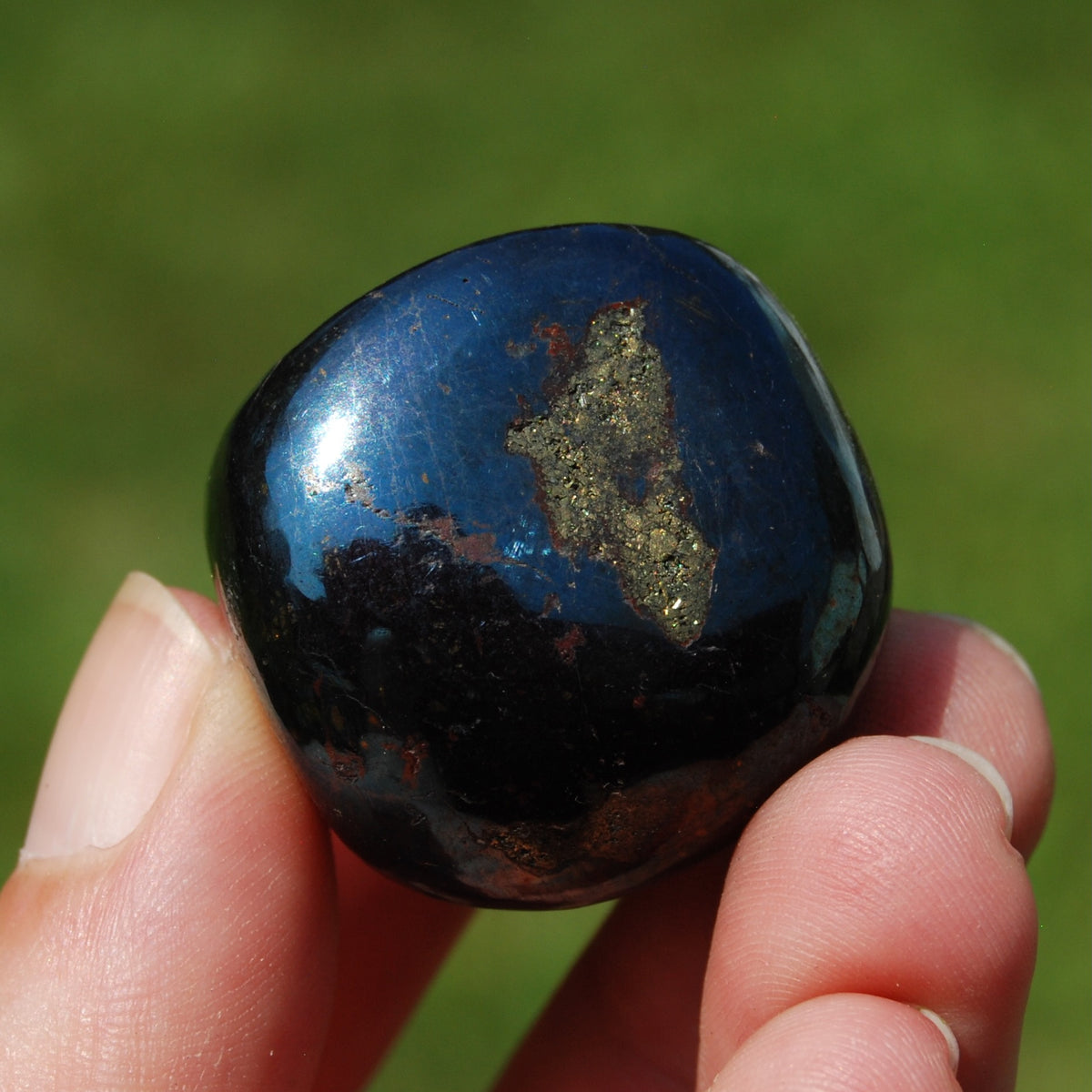 Covellite Crystal Tumbled Stone