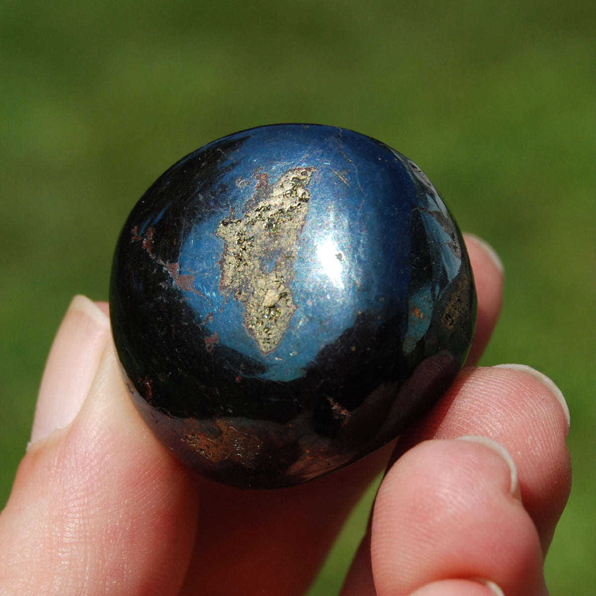 Covellite Crystal Tumbled Stone