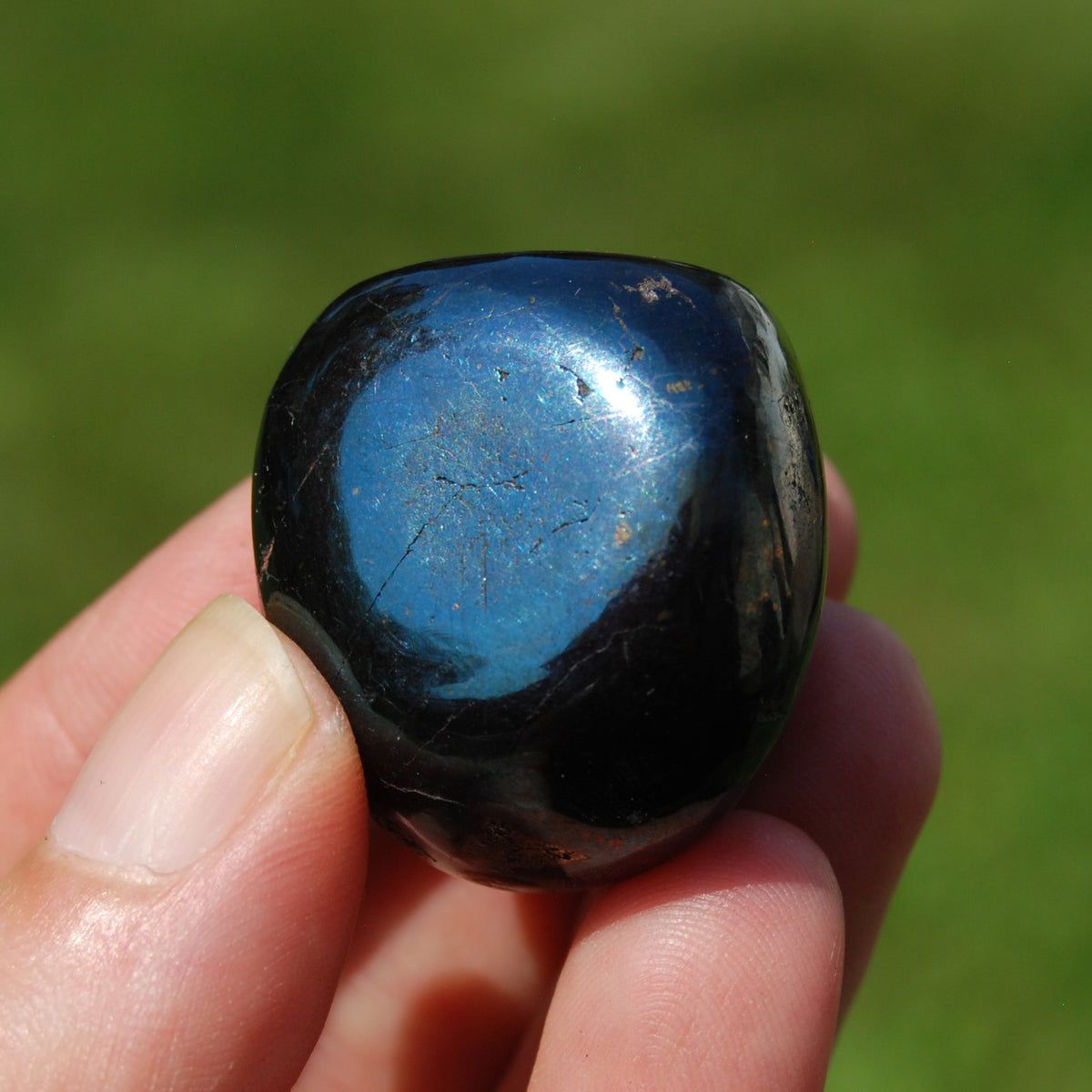Covellite Crystal Tumbled Stone