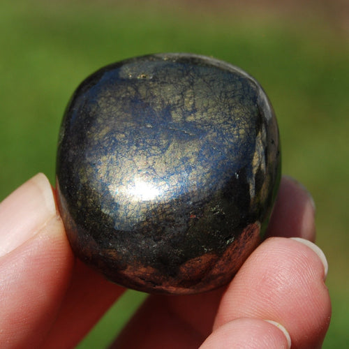 Covellite Crystal Tumbled Stone