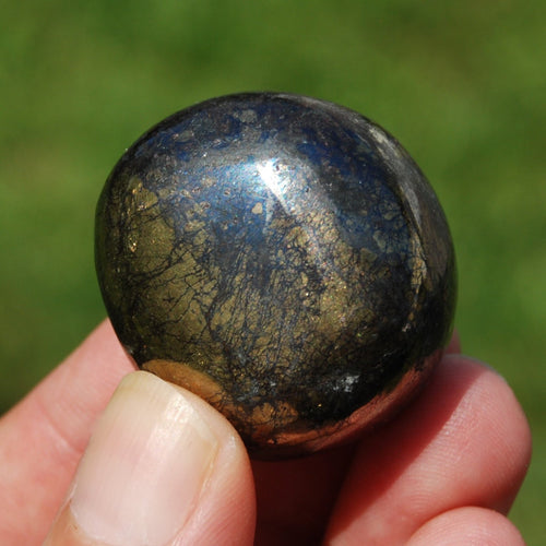 Covellite Crystal Tumbled Stone