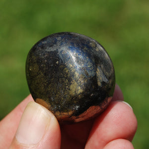 Covellite Crystal Tumbled Stone