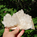 Large Clear Quartz Crystal Cluster