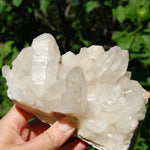 Large Clear Quartz Crystal Cluster