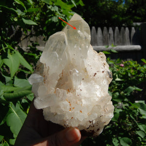 Inner Child Manifestation Clear Quartz Crystal Lightbrary Cluster