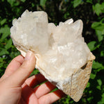 Large Clear Quartz Crystal Cluster