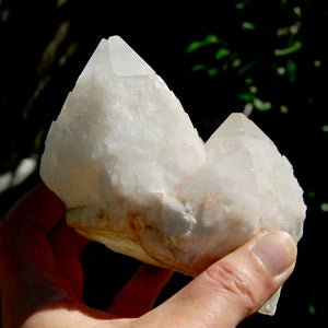 Lovestar Lightbrary Quartz x Fuchite X Ruby Crystal Cluster, Madagascar