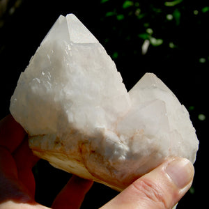 Lovestar Lightbrary Quartz x Fuchite X Ruby Crystal Cluster, Madagascar