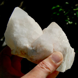 Lovestar Lightbrary Quartz x Fuchite X Ruby Crystal Cluster, Madagascar