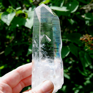 Dow Channeler Colombian Blue Smoke Lemurian Crystal, Santander, Colombia