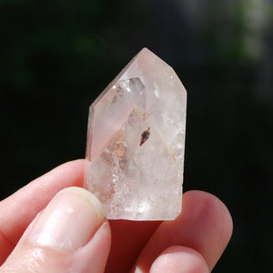 Pink Lithium Quartz Crystal Tower